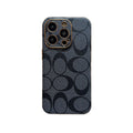 Klassisk iPhone Case Læder Sort -QBK240513