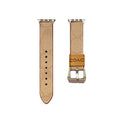 Læder Coach Apple Watch Band lysebrun-YHK244221710