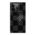 Luksus Sort<lAMP>Hvid Firkantet iPhone-etui