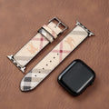 Δερμάτινο μονόγραμμα Apple Watch Bands