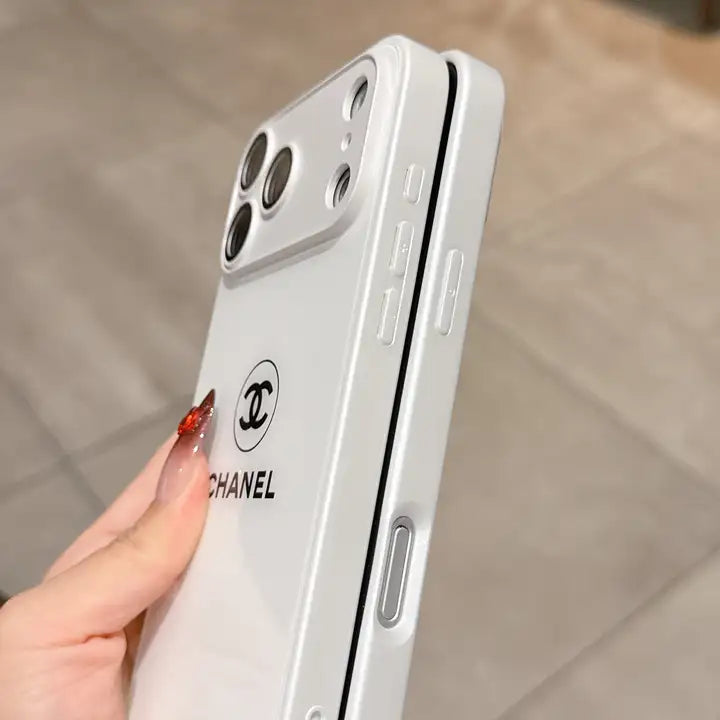 Klassisk Minimalist Luxe iPhone-etui – White Gloss Edition
