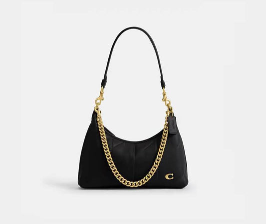 Vintage Diamond-Stitched Genuine Leather Underarm Crossbody Bag