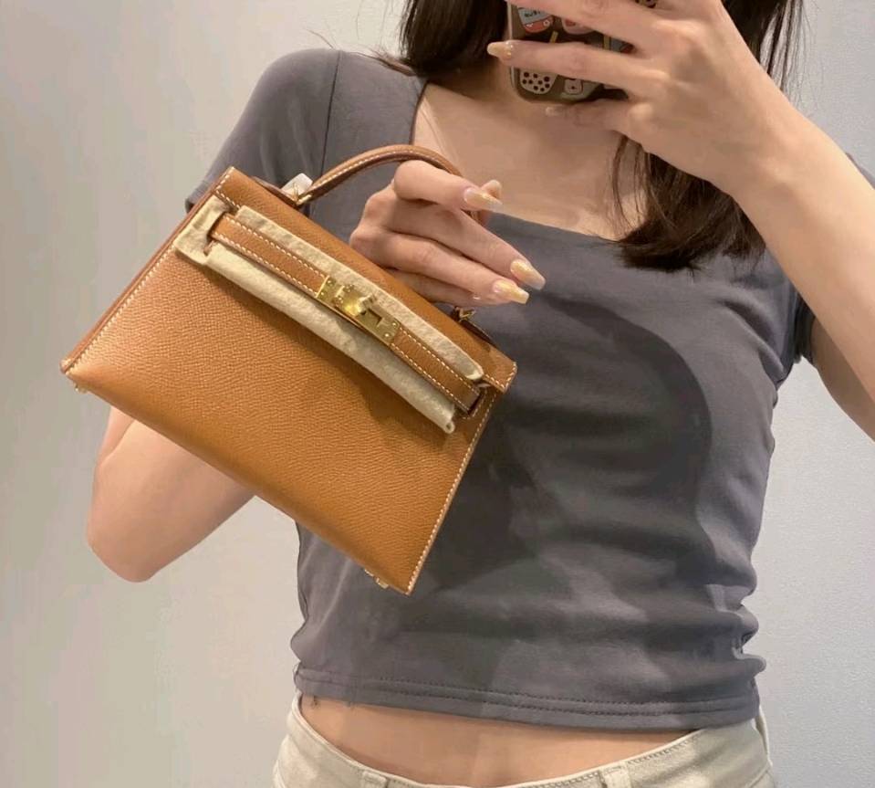 Gold Kelly II Bag