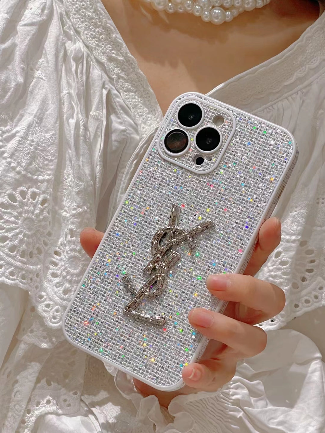 Luksuriøse glitter iPhone-covers