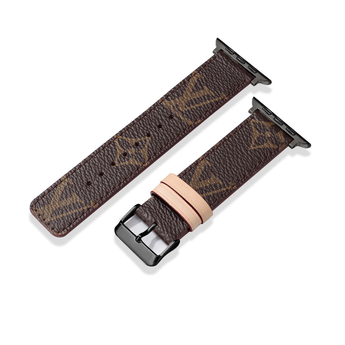 Δερμάτινο μονόγραμμα Apple Watch Bands