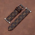 Læder Monogram Apple Watch Remme