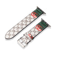 Læder Monogram Apple Watch Remme