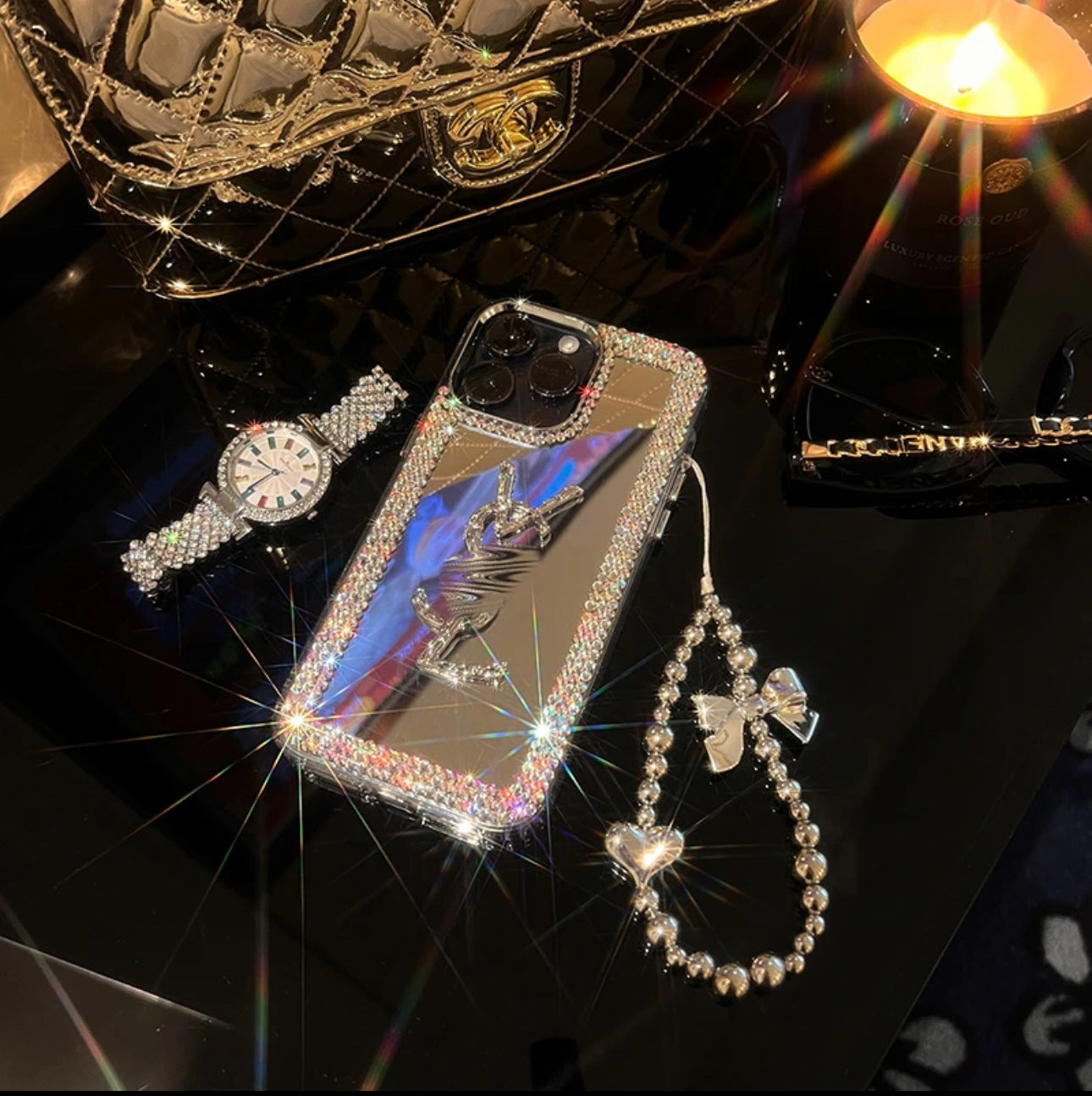 Glamorous Beauty Mirror Θήκη iPhone – Μακιγιάζ & Style On the Go!