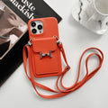 Étui pour iPhone avec chaîne en cuir et porte-carte H