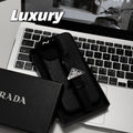 Luxuriöse iPhone-Hülle mit Ledergriff