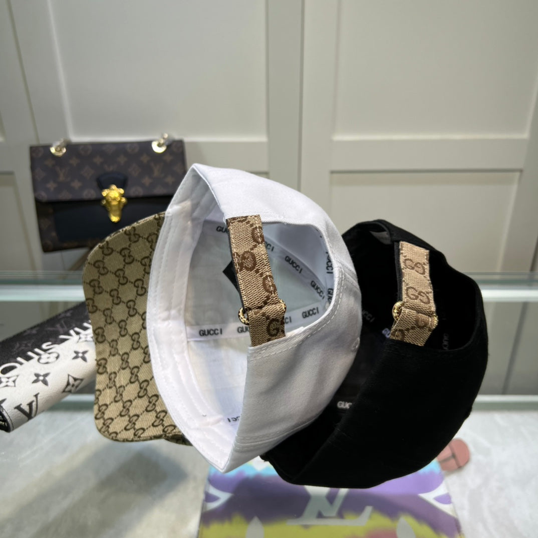 Klassisk GG Monogram baseballkasket | Luksus designer bomuldshat