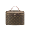 Vintage Brown Handheld Beauty Case 001