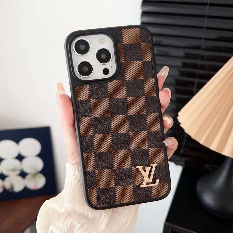 Πολυτελής Κλασική Καφέ Θήκη iPhone