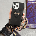 H Card Bag Scarves Leður iPhone hulstur
