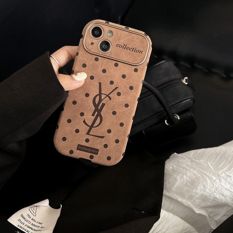 Saint Brown læder iPhone etui