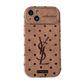 Saint Brown læder iPhone etui