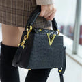 Luxury High-End Handbag - Spring Fashion Ostrich Pattern Crossbody Shoulder Bag