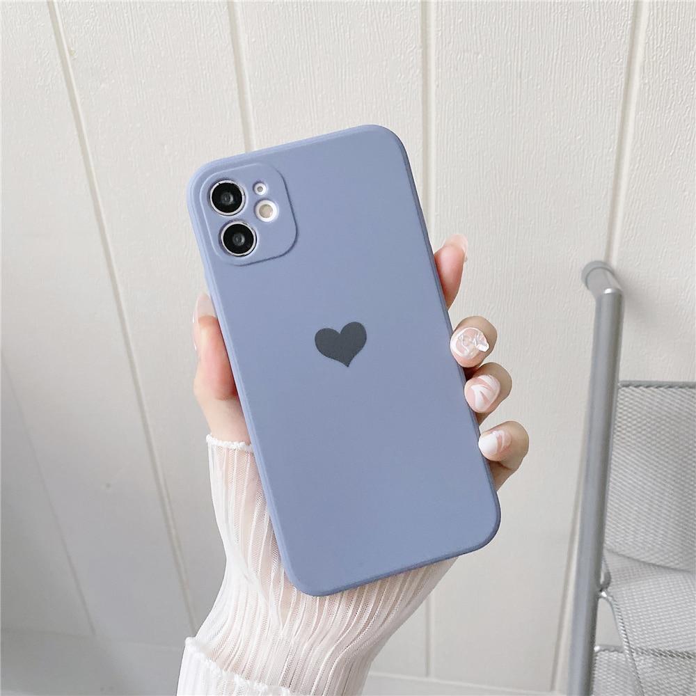 Θήκη για iPhone ματ καρδιά