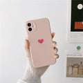 Θήκη για iPhone ματ καρδιά
