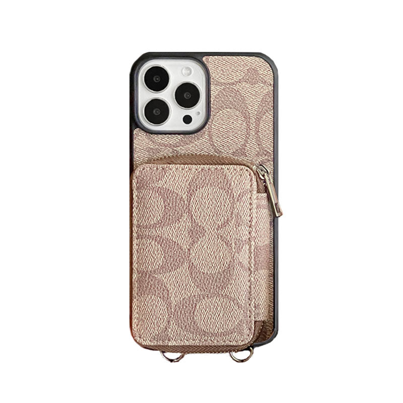 Classic iPhone Case With Wallet Coffee-LQB241412