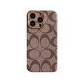 Classic iPhone Case Leather Light Brow -QBK240513
