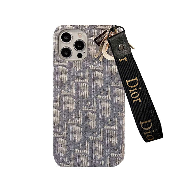 Tíska iPhone hulstur með ól Svart-GS240315