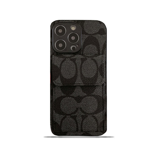 Klassisk iPhone-etui med pung Sort-HP240513