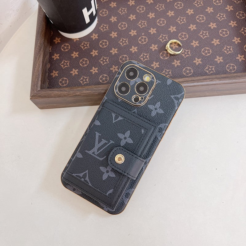 Luxury Classic Color Card Bag iPhone Case