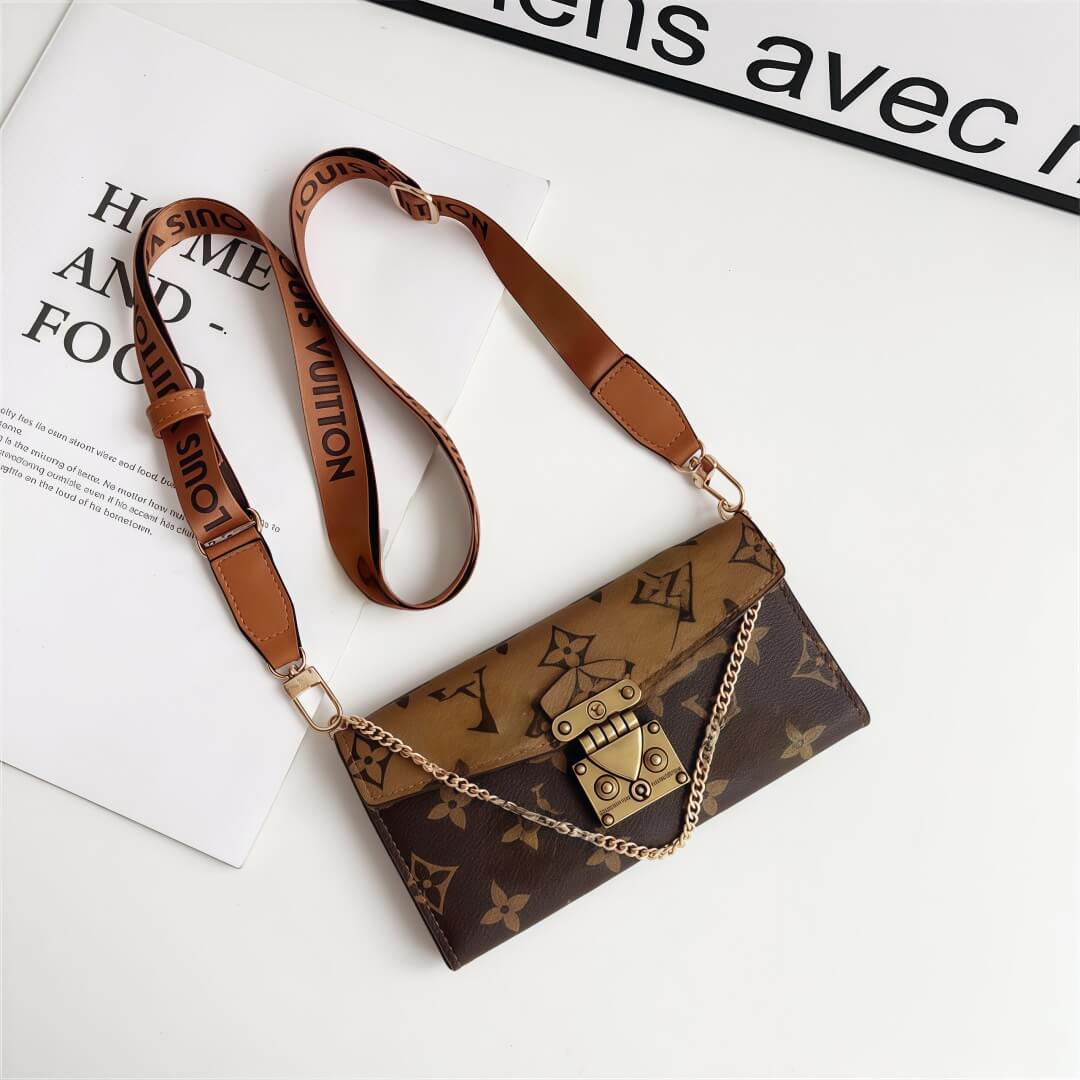 Leather Crossbody Bag-Inspired iPhone Case with Card Holder