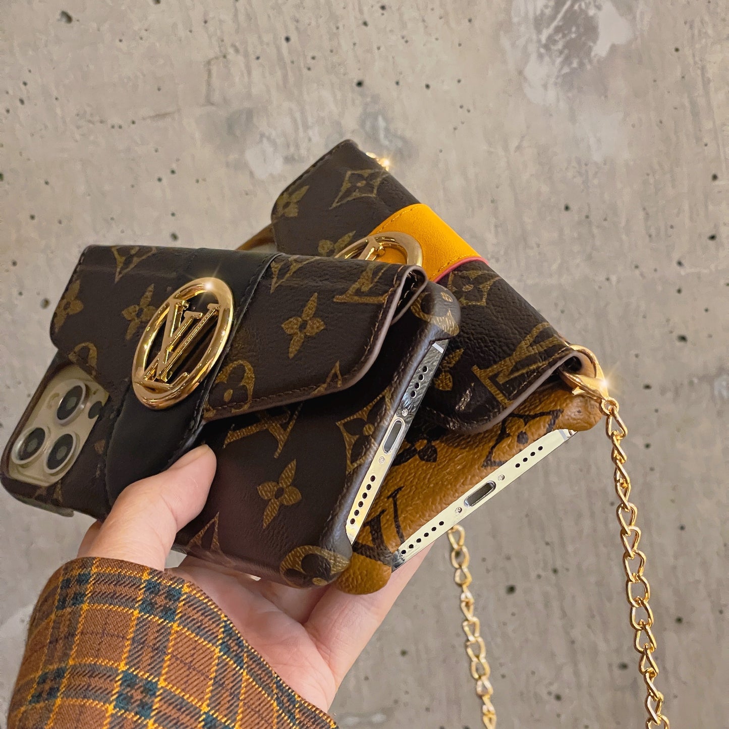 Lukso CrossBody Kartposedanto iPhone-Kazo