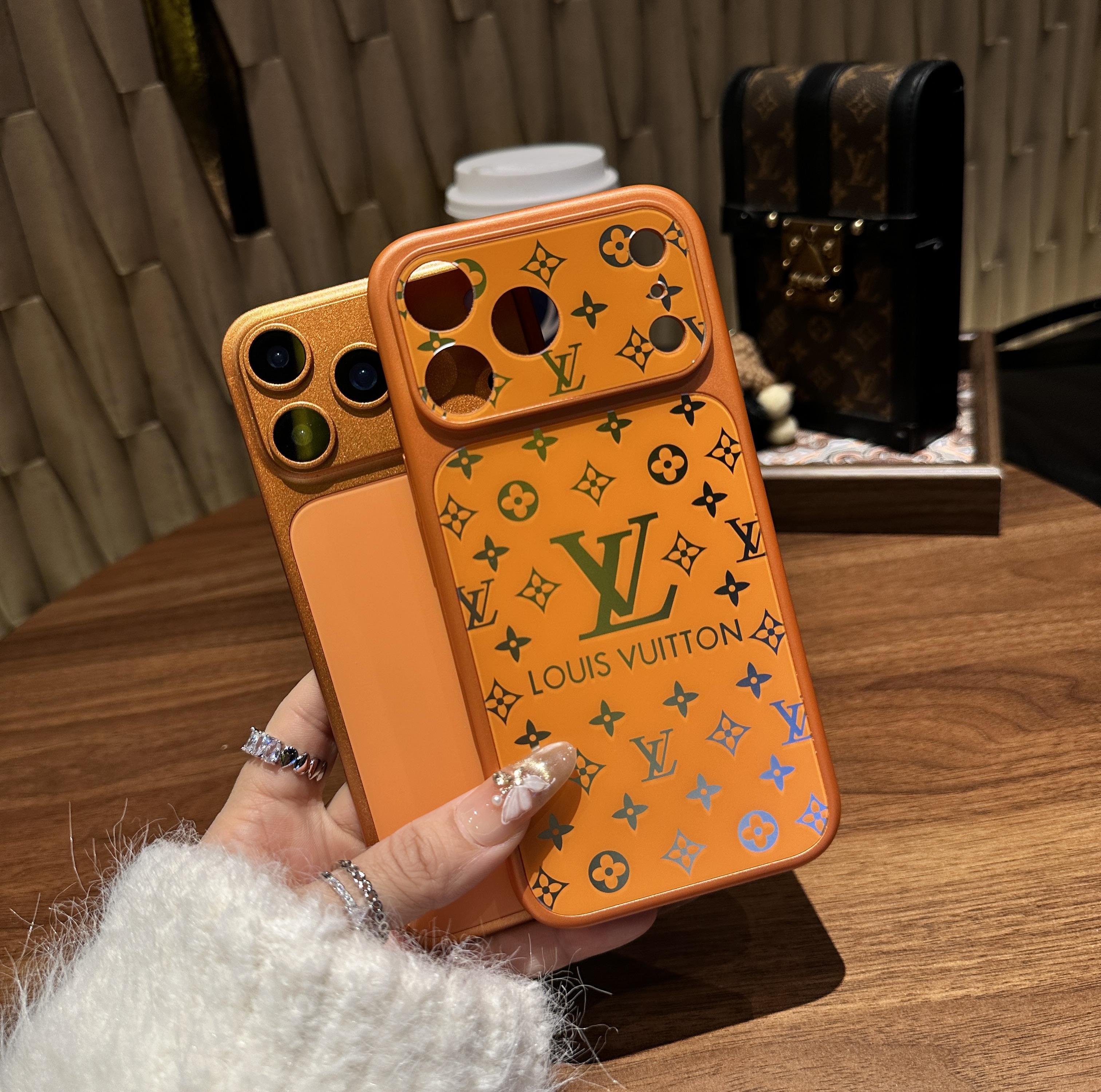 Luxury Monogram Matte Case with Shock-Absorbing Soft Edges