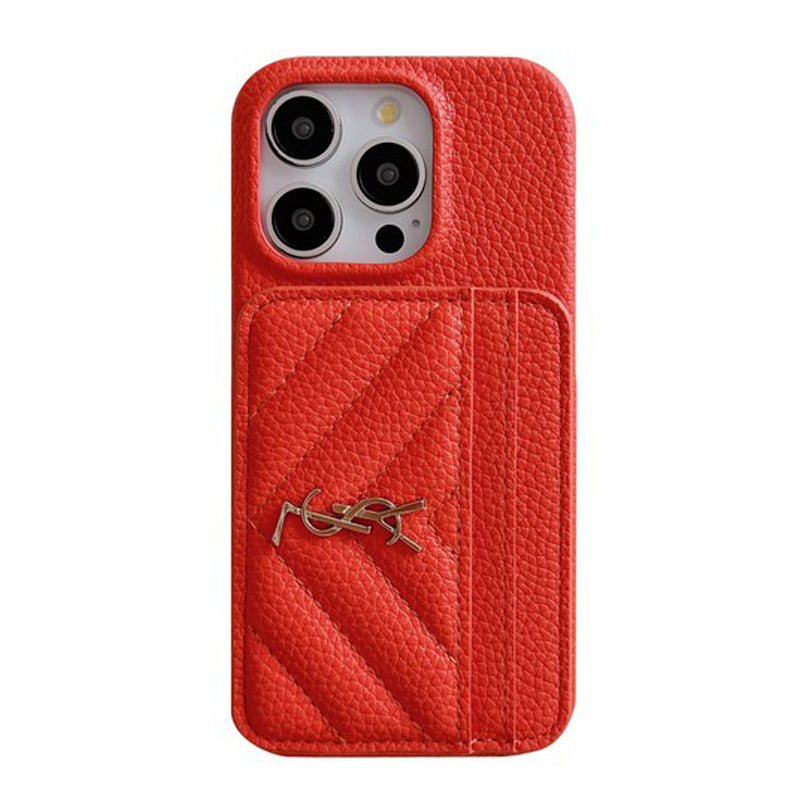 Saint Card Bag Leður iPhone hulstur
