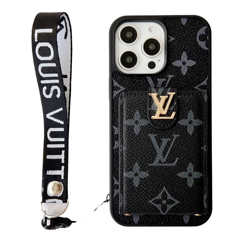Luxury Classic Color Crossbody iPhone Case