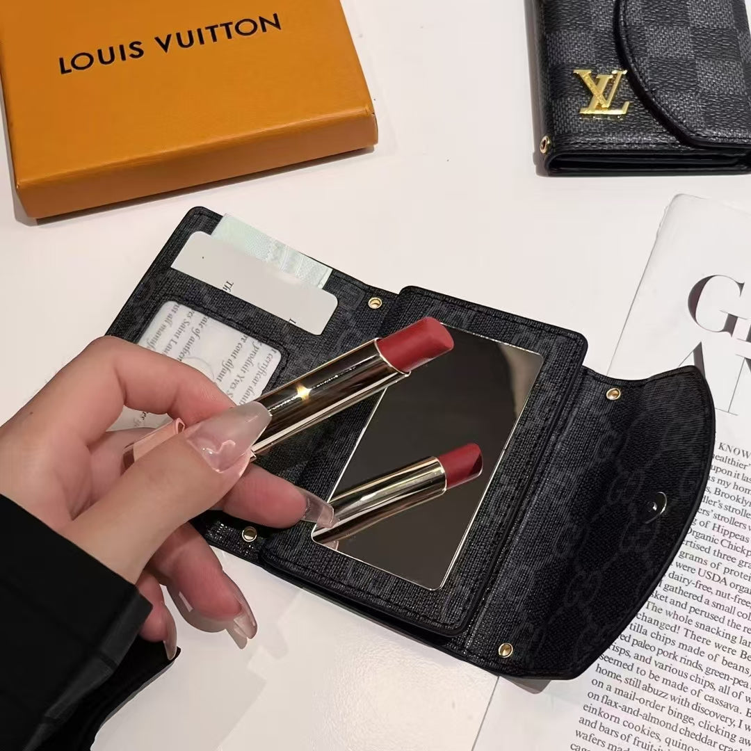 Luxury -Inspired Monogram Compact Card holder Collection