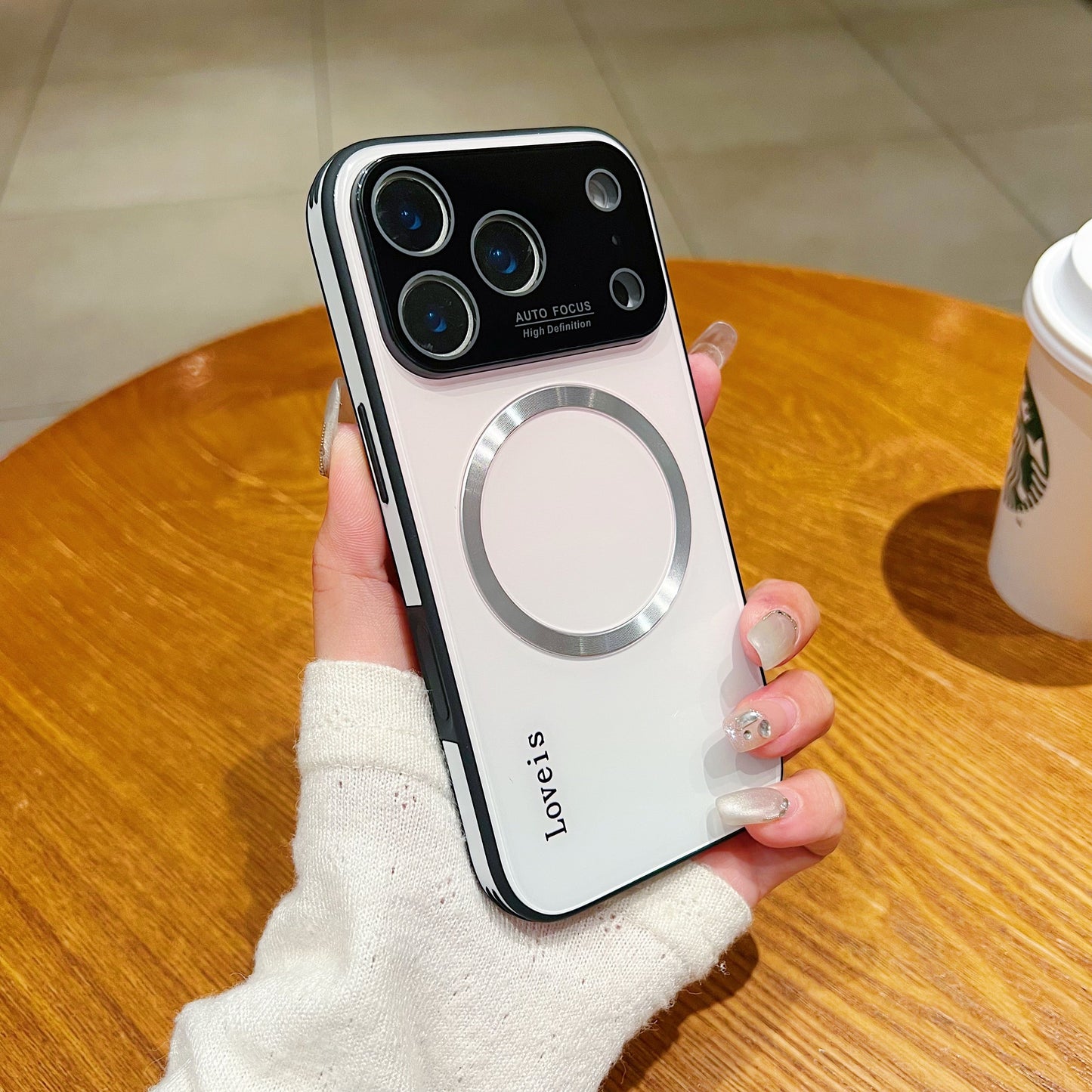 حافظة هاتف MagSafe متدرجة مغناطيسية مع حماية للعدسة