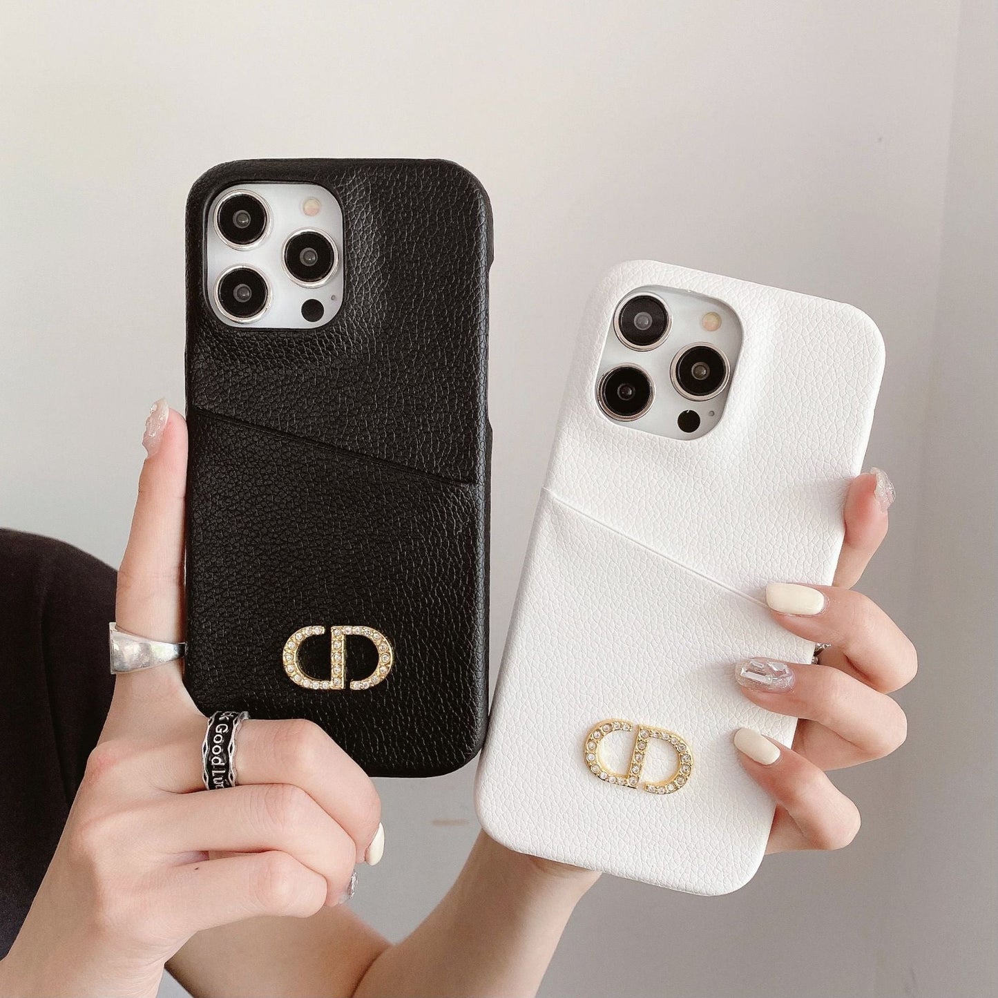 Modische iPhone-Hülle aus Leder