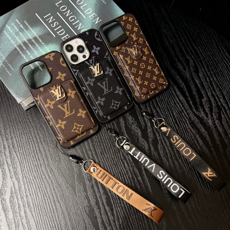 Luxury Classic Color Crossbody iPhone Case
