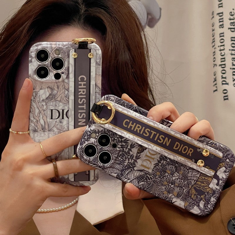 Modische, klassische iPhone-Hülle mit Armband