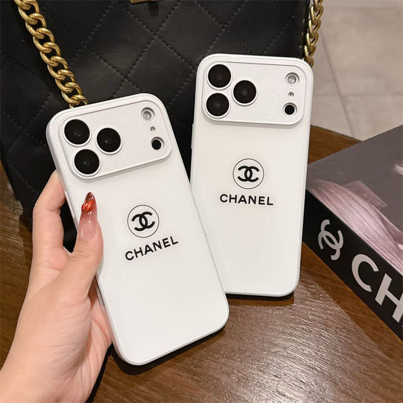 Klassisk Minimalist Luxe iPhone-etui – White Gloss Edition
