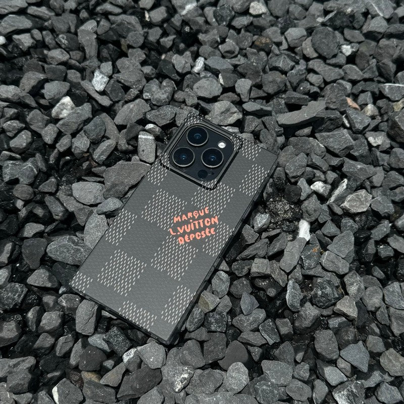 Luxury Black & White Sqaure iPhone Case