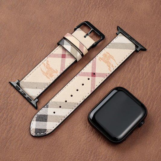 Δερμάτινο μονόγραμμα Apple Watch Bands