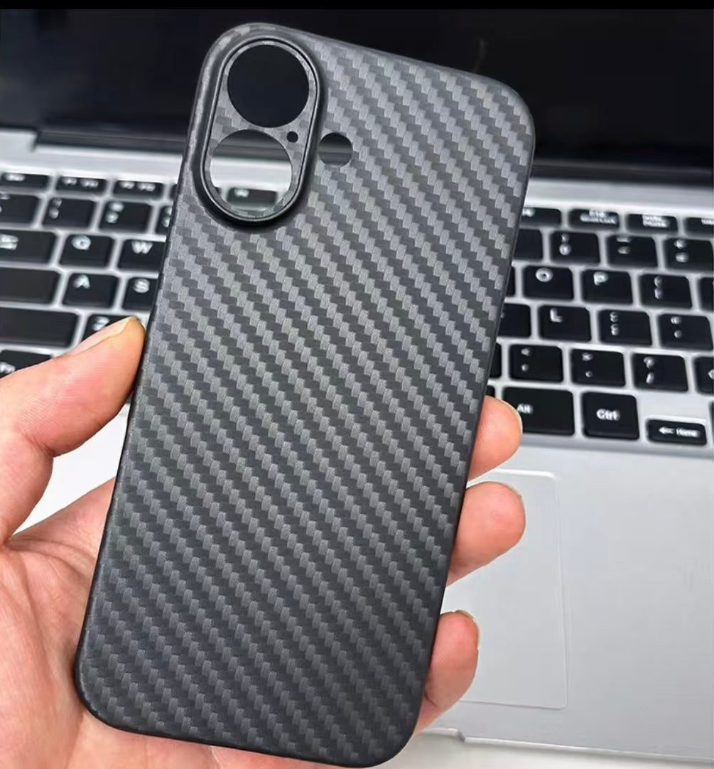 Þunnt Premium Carbon Fiber Texture Símahulstur