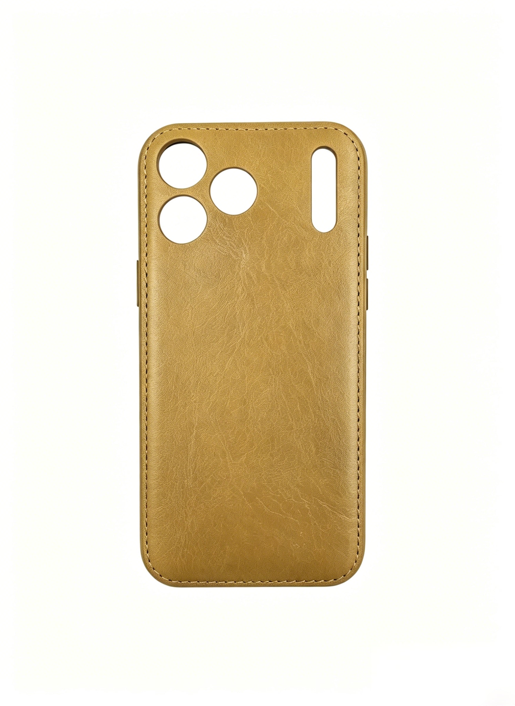 Kakavy Handcrafted Vegetable-Tanned Leather iPhone Case – Vintage Patina Edition