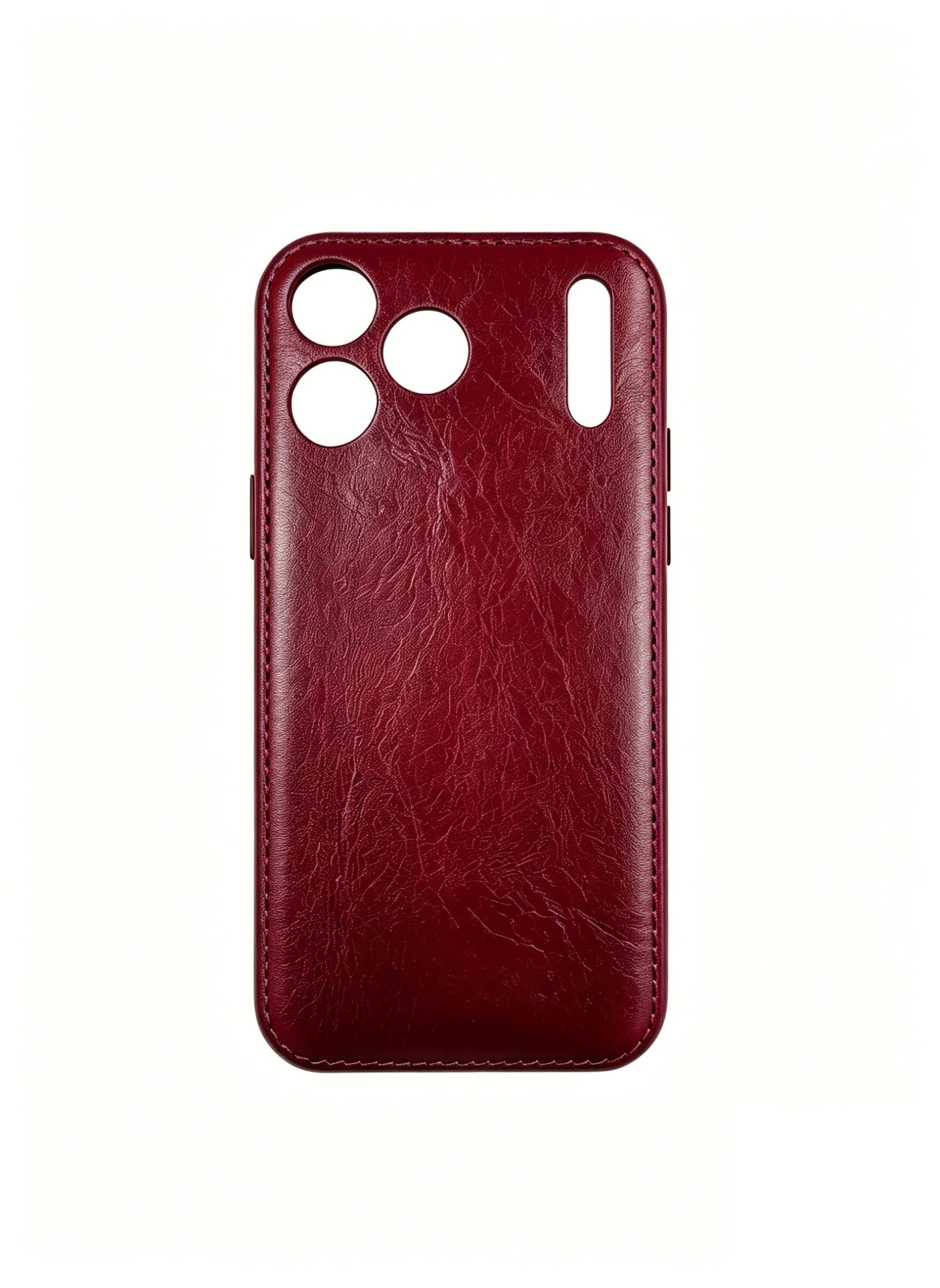 Handgefertigte iPhone-Hülle aus pflanzlich gegerbtem Leder von Kakavy – Vintage Patina Edition