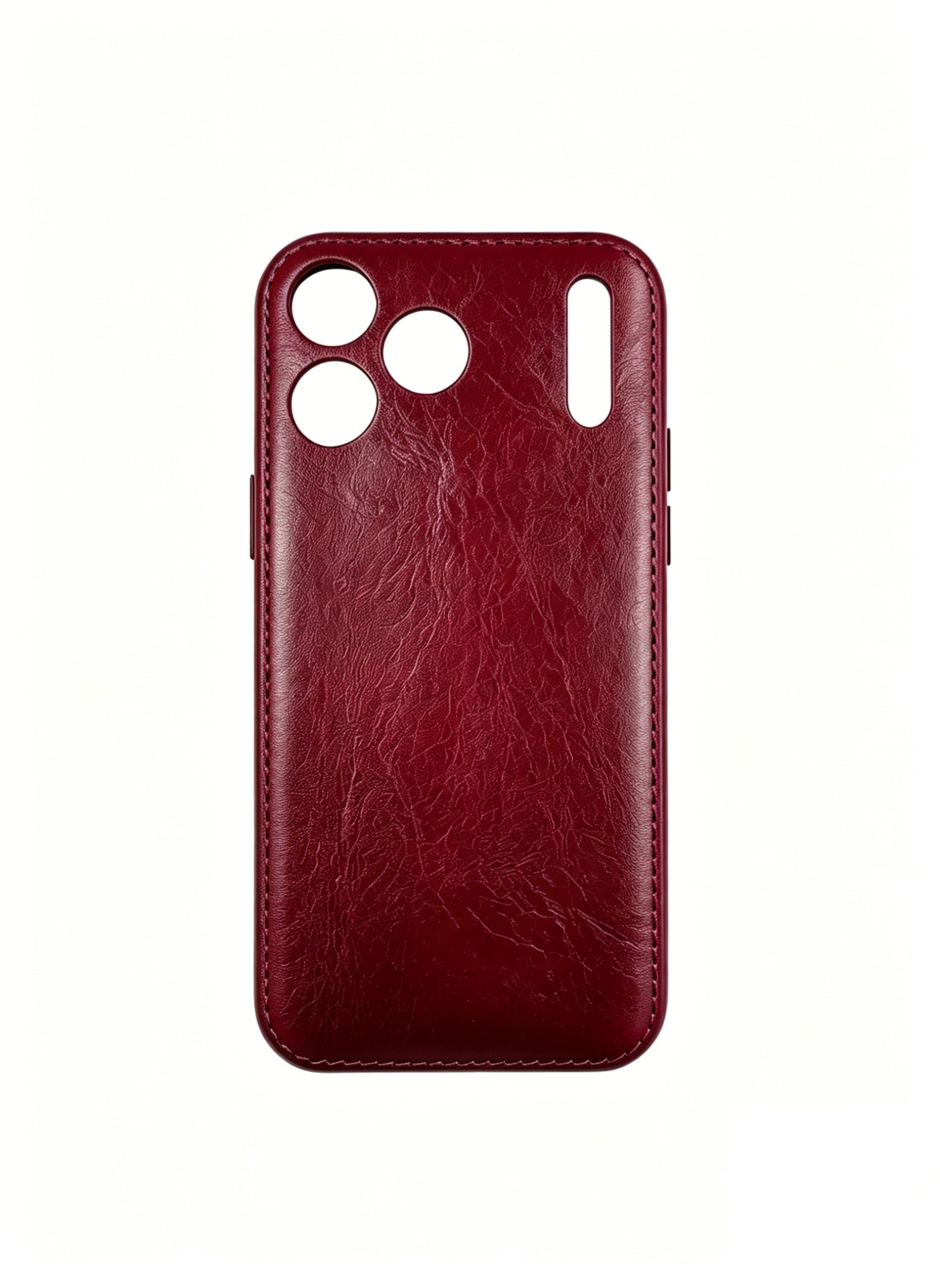 Kakavy Handcrafted Vegetable-Tanned Leather iPhone Case – Vintage Patina Edition