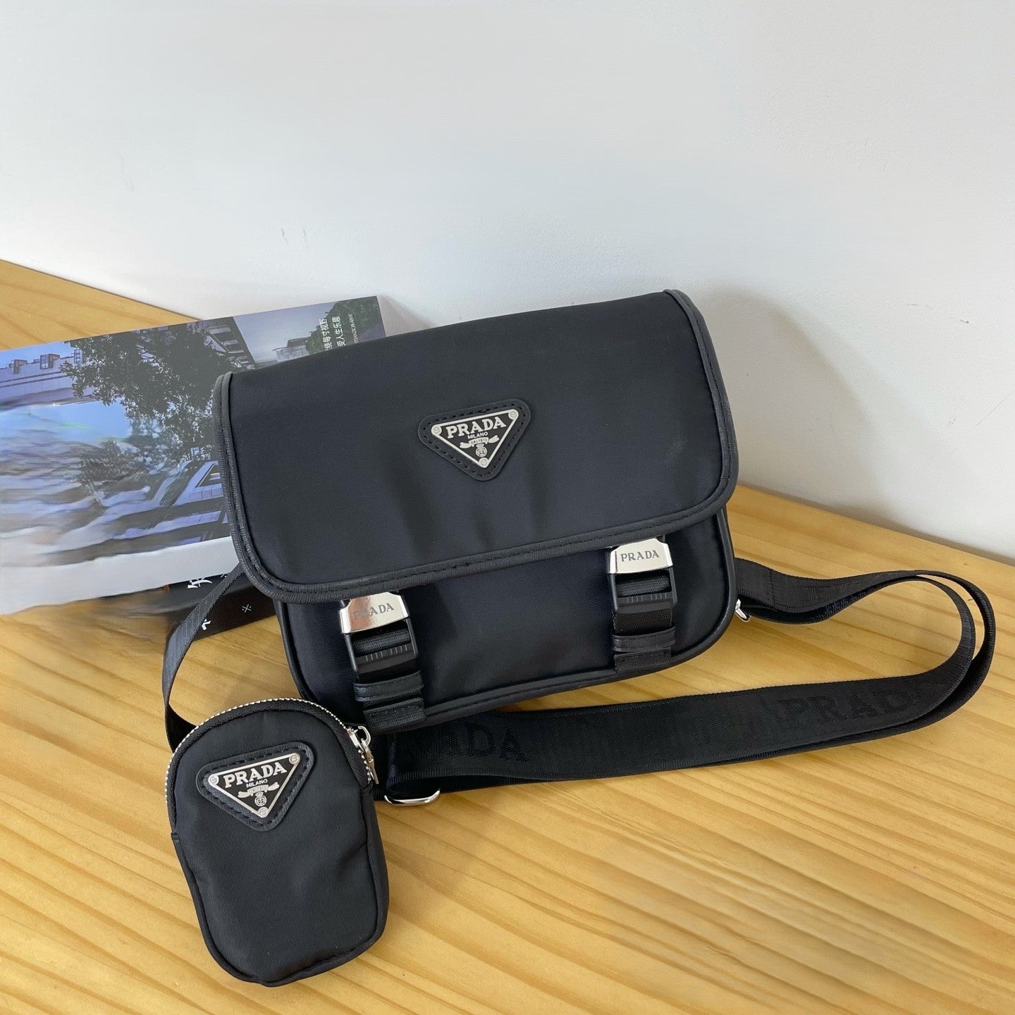 Flap Mother-Child Messenger Crossbody Bag