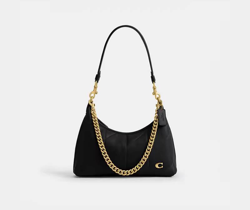 Vintage Diamond-Stitched Genuine Leather Underarm Crossbody Bag