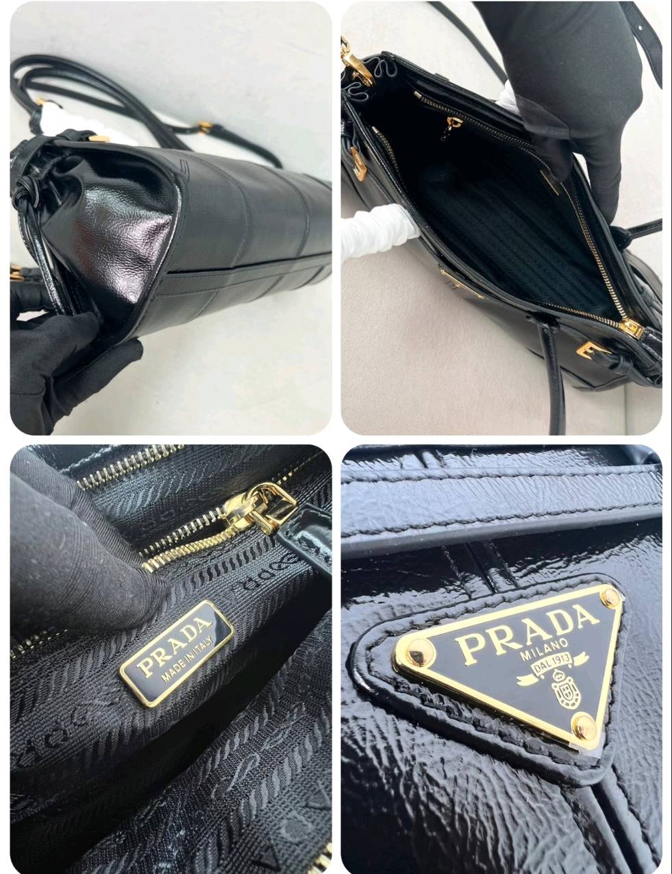 Bonnie leather mini handbag Black