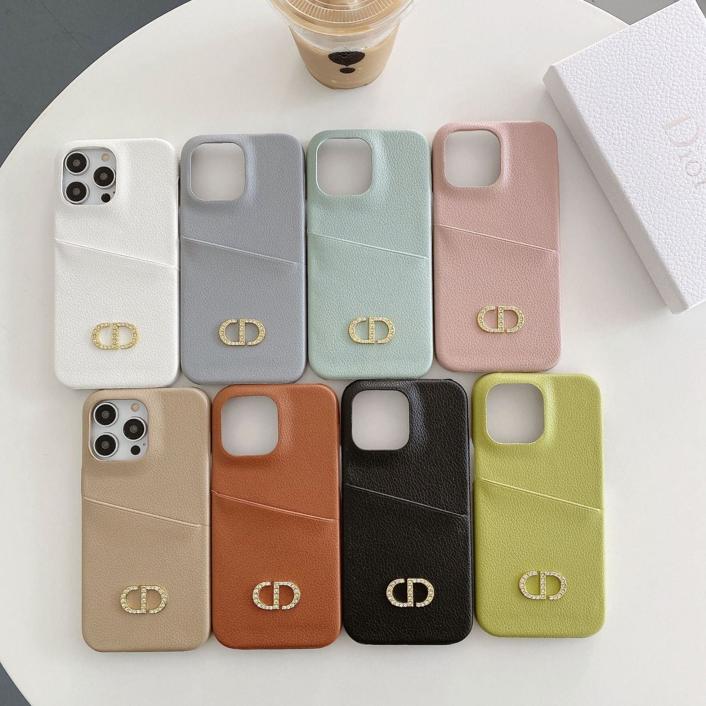 Modische iPhone-Hülle aus Leder