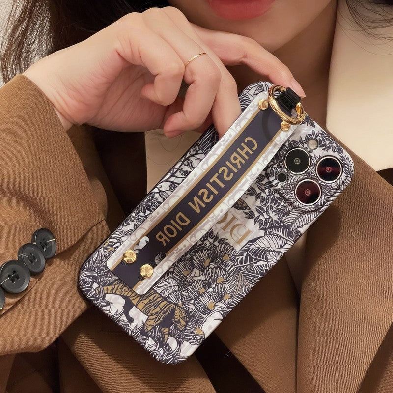 Modische, klassische iPhone-Hülle mit Armband